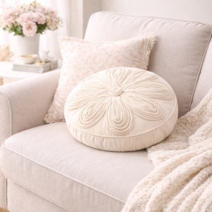 Daisy Round cushion