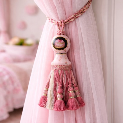 Cinderella Pink Set of 2 Tassels