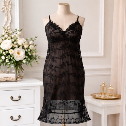 Charlotte Short Lace Slip