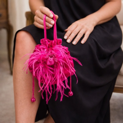 Crushed Velour Pouch