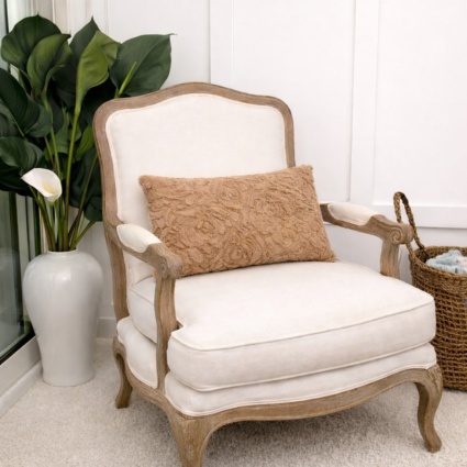 Cosy comfy rose cushion