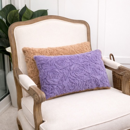 Cosy comfy rose cushion