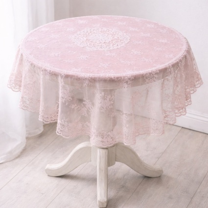80cm Vintage Pink Lace