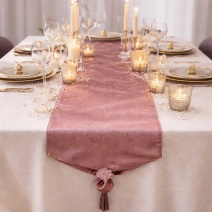 Jaquard Organza Runner 40x180cm