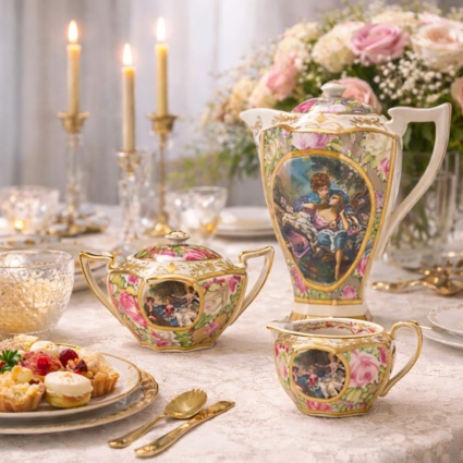 Tea Pot Gold Details