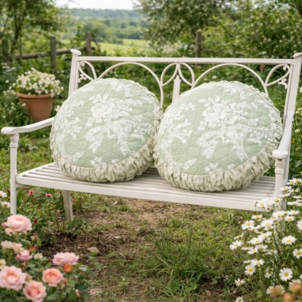 Whisper Lace Deco Cushion