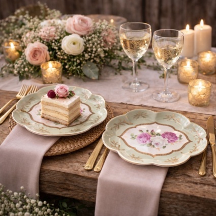 Lovers Garden Dessert Plate