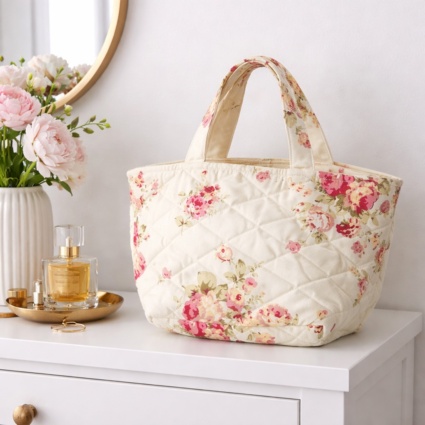 Floral Quilted Bag