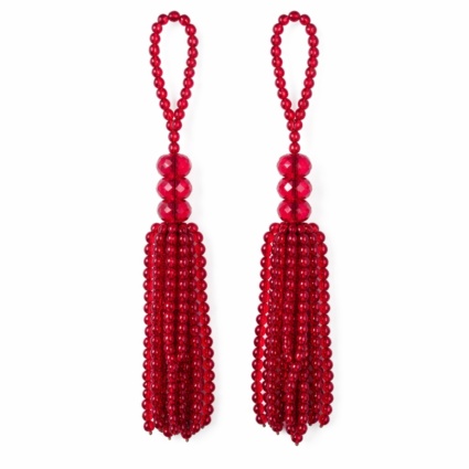 Set of 2 Crystal Tassels