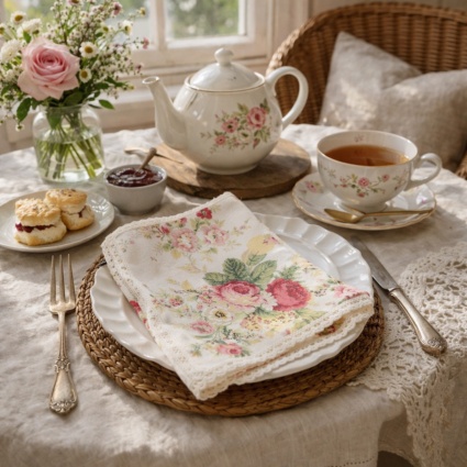 Set of 6 Napkins Rachel