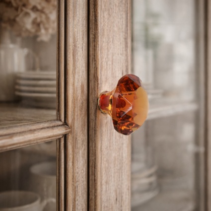 Knob Crystal Mushroom 6.5cm