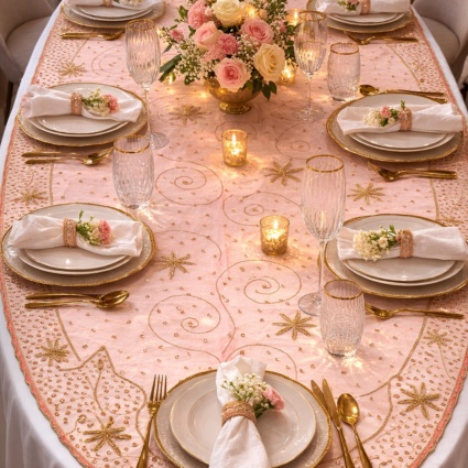 Meher Zardosi Tablecloth