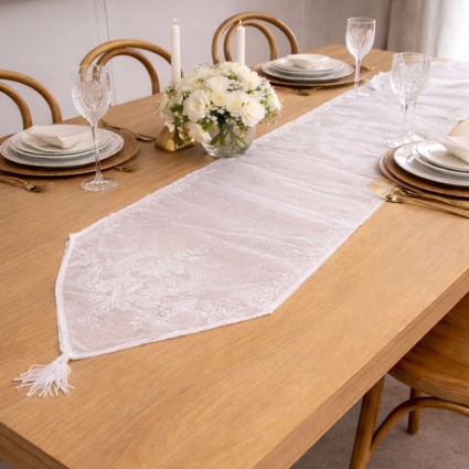 Table Runner Beaded