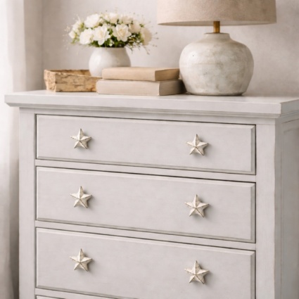 Star White Knob 35mm