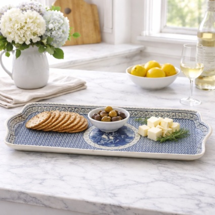 Merle Ceramic Serving Tray