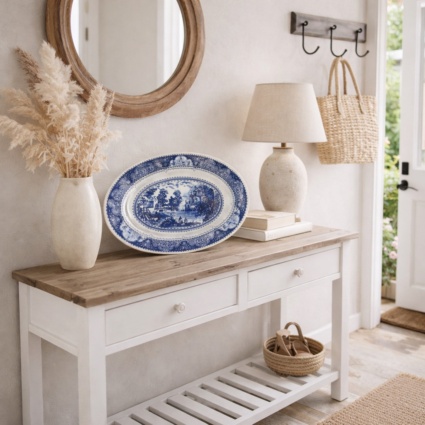 Maison Bleu Oval Serving Platter