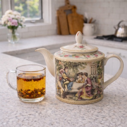 Lewis Ceramic Tea / Coffee Pot