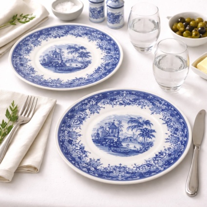 Maison Bleu Dinner Plate