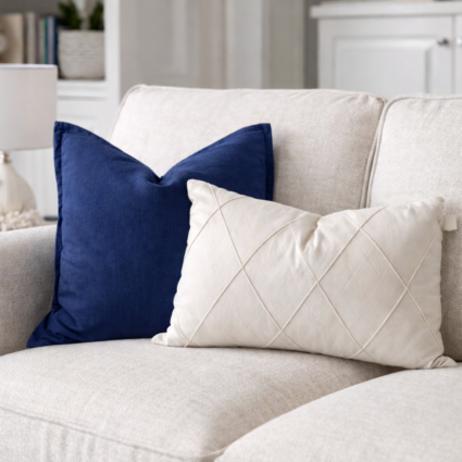 Sweden Lumbar Ivory Cushion