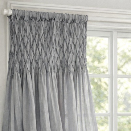 Smocked Curtain Set