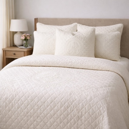 Opal Ivory Bedspread Set