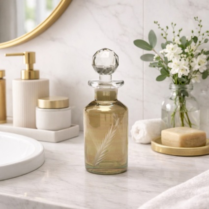 Beige Perfume Bottle