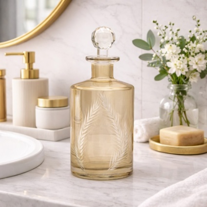 Oil Glass Bottle H20xD9cm