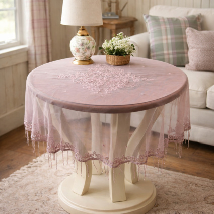Pink Round Topper