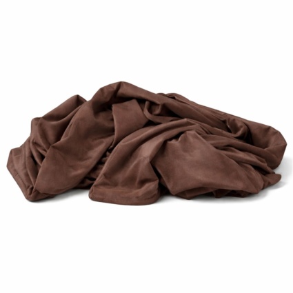 Carla Mocca Luxury Velvet Throw