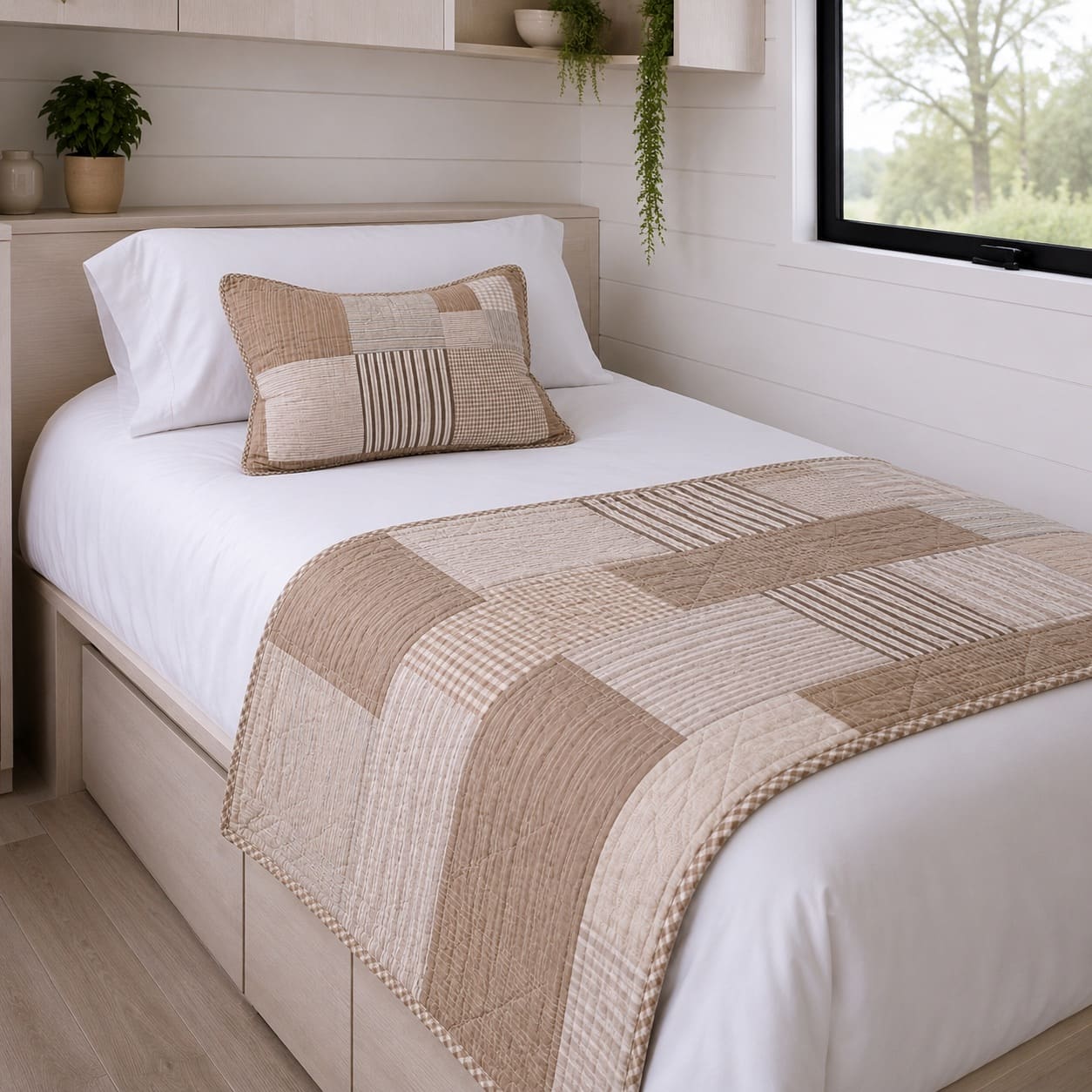 Swedish bed throw set